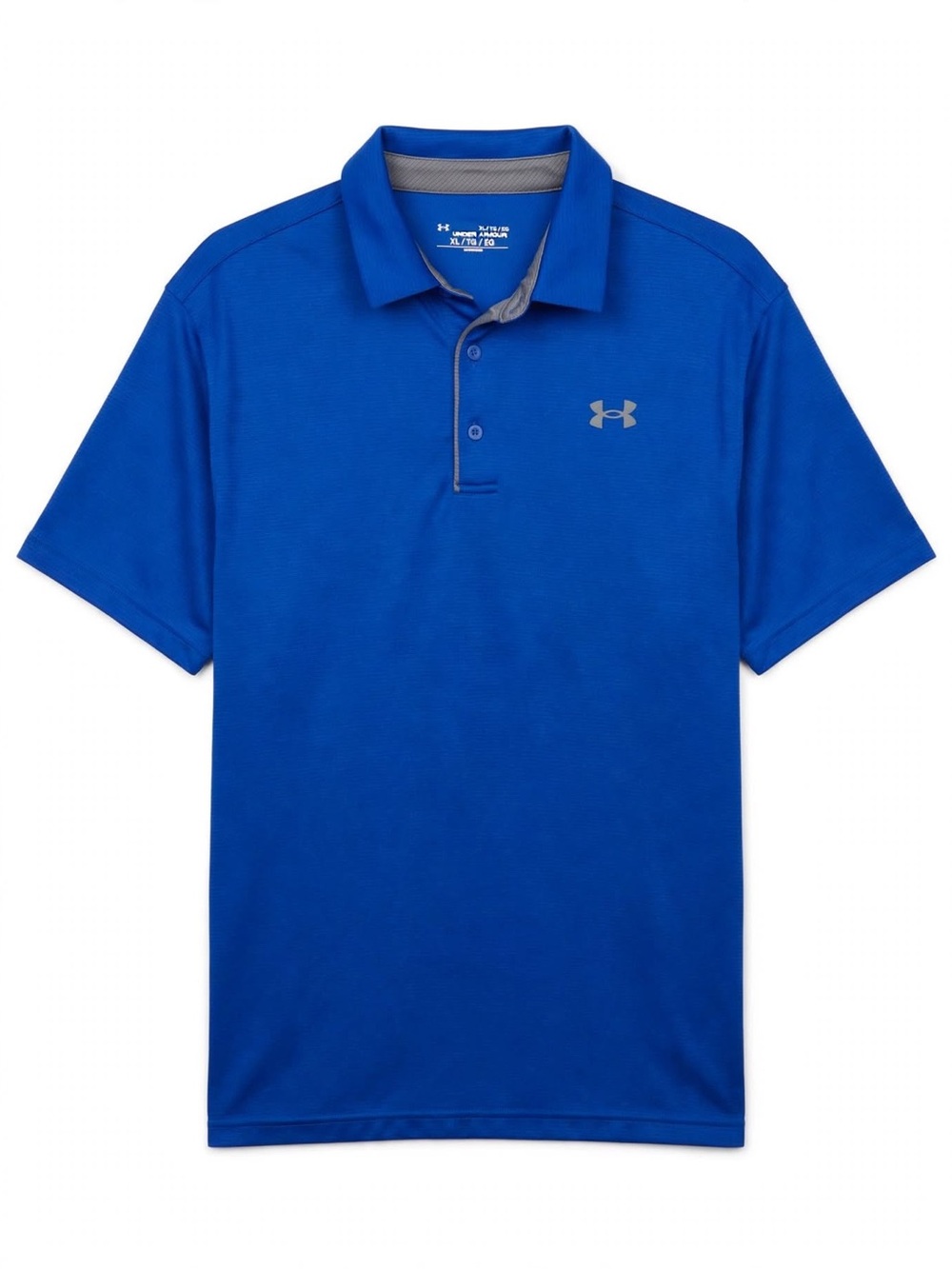 Under Armour Men's Royal Blue Polo Shirt Size XL Short Sleeves